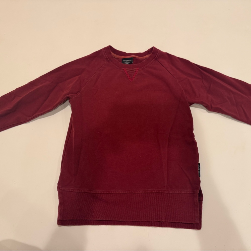 Little Bipsy Maroon Crewneck Sweatshirt 5T-6T